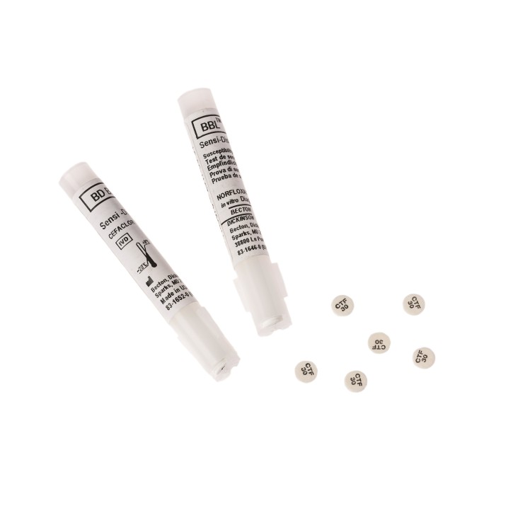 Nitrofurantoin NIT 100 µg (1x 50 sheets, BD) EUCAST 14.0 compliant