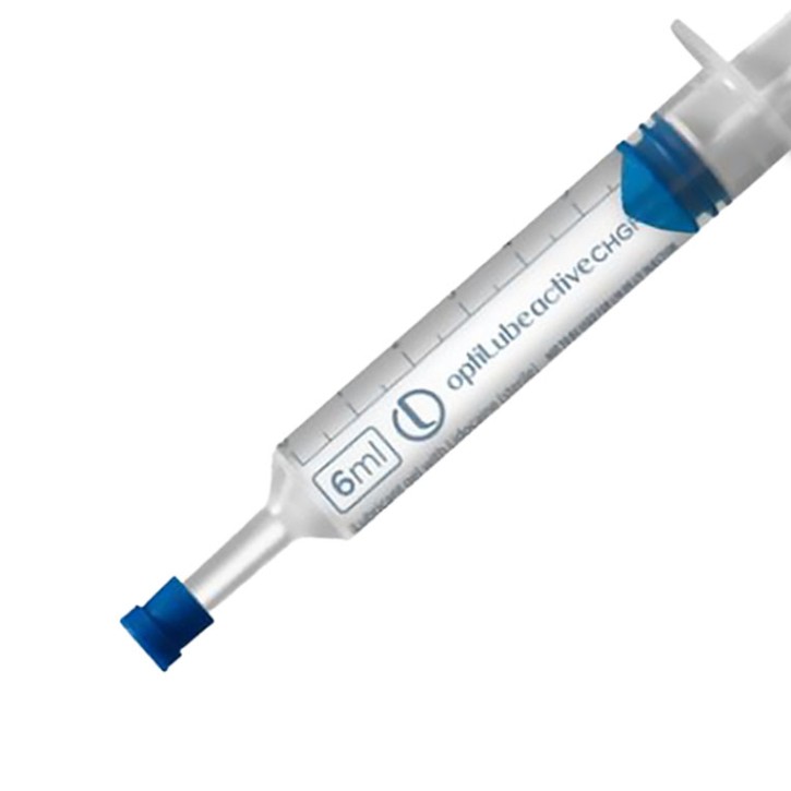optiLube active CHGFree™ Spritze steriles Gleitgel mit 2% Lidocain