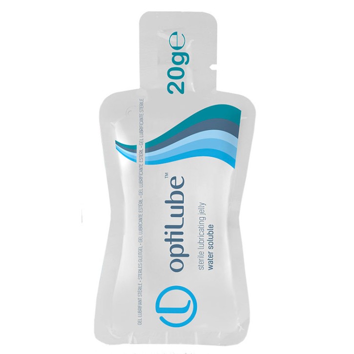 optiLube™ Sachet 20g (20 Stck.) doppelt steril-verpacktes Gleitgel