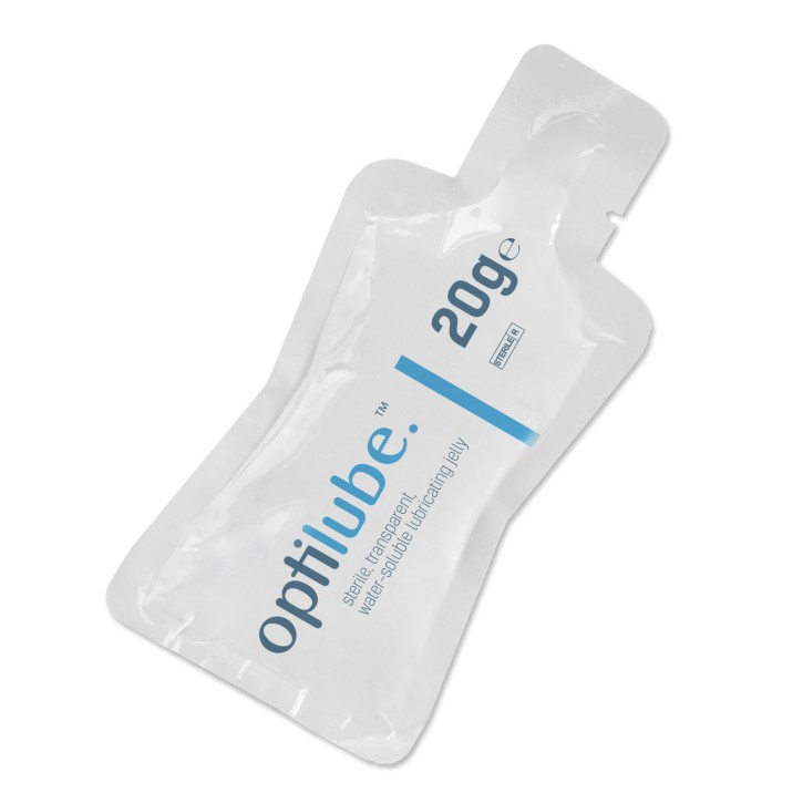 optiLube™ Sachet 20g (20 Stck.) doppelt steril-verpacktes Gleitgel