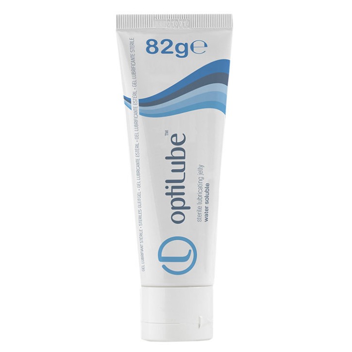 optiLube™ Tube 82g (12 Stck.) steriles Gleitgel