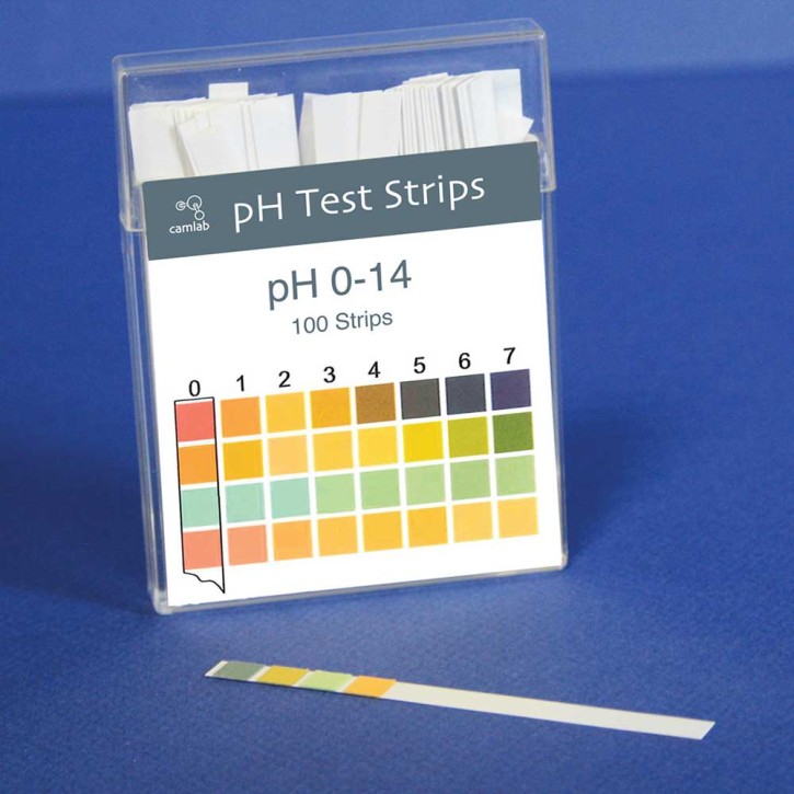 pH-Fix 0-14 Indikatorstäbchen 6x85mm (100 St.)