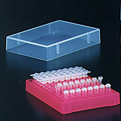 0.2ml PCR Tube Rack with Lid Pink (5 p.)