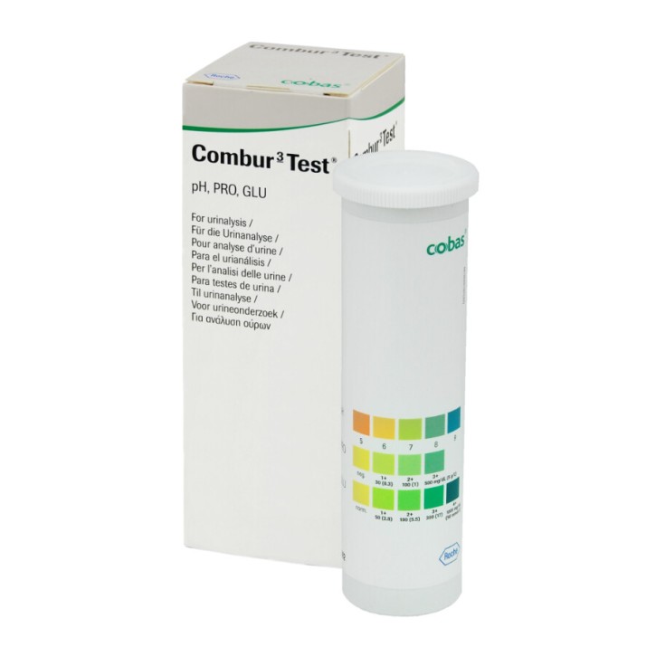 Combur 3 Urinteststreifen (50 Stck) pH, Glukose, Protein
