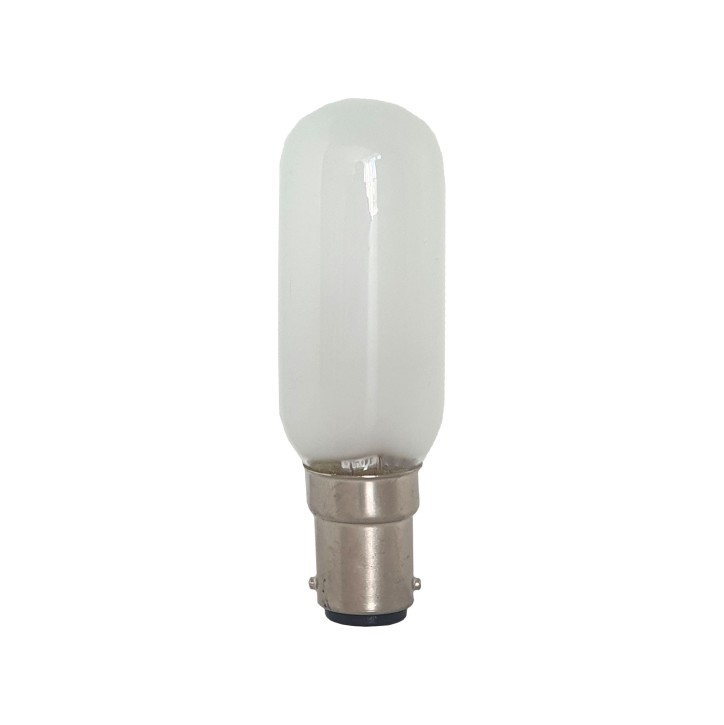 Röhren-Lampe für Sehtestgerät R3 - R22 Set 5 Stück 230/240V 15 Watt  BA15D T25x85mm matt