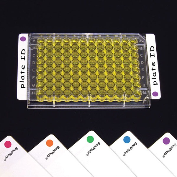 Clear Sealing Film SealPlate® Colortab™ Mixed Coulor, Non-Sterile, (50p.)