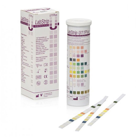 U11 Plus urine test strips (150) comp. with DocUReader 2 PRO