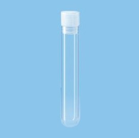 Zentrifugenröhrchen (1 VE = 250 Stk) 13 ml, PS, transparent, rund, 95x16