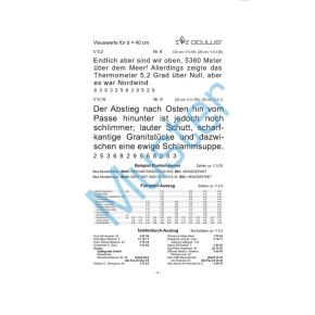 Nahleseprobe 2 Ringbuch n. DIN 58220-5 12 Seiten, inkl. Fahrplan,Telefon-Buch