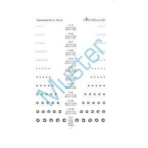 Close reading sample 2 ring binder according to DIN 58220-5