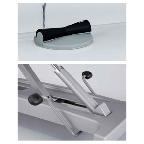 varimed® Untersuchungs- u. Behandlungsliege Schmitz - elektromotorisch höhenverstellbar, 650 mm breit