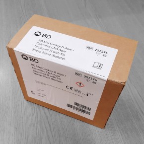 MacConkey/Columbia-CNA biplate agar - 20 pcs.