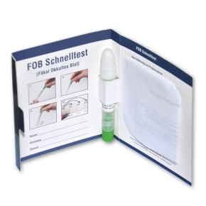 FOB lateral flow immunoassay with excellent sensititvy and specificity