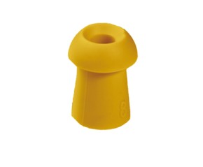 Tymp plug 8mm (yellow, 10 pieces)