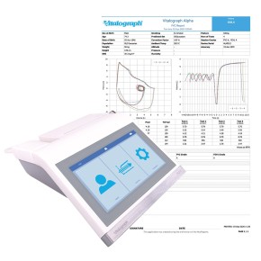 Vitalograph ALPHA™ Connect AIO Spirometer Thermodrucker, Touchscreen, WLAN, Connect-SW